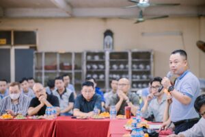 Công ty cổ phần Vanvina đến thăm nhà máy công ty cổ phần cơ khí xây lắp thương mại Minh Cường
