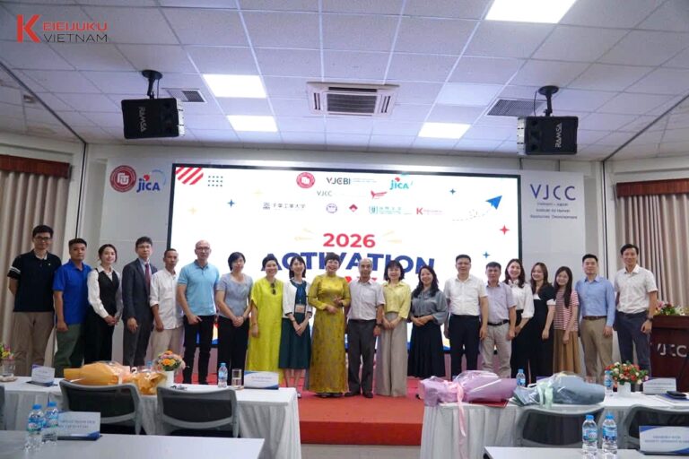 Keieijuku Vietnam Community Supports the VJCBI Scholarship Fund for the 2026–2027 Academic Year