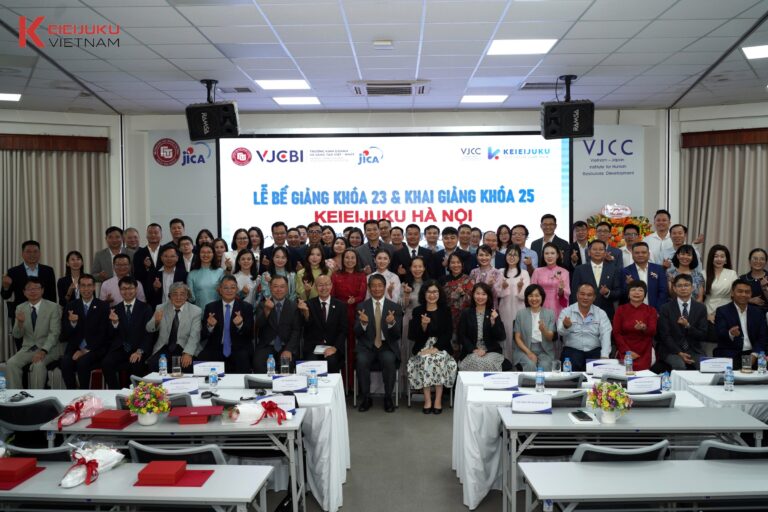 Graduation Ceremony of Course 23 and Opening Ceremony of Course 25 of the KEIEIJUKU Hanoi Program